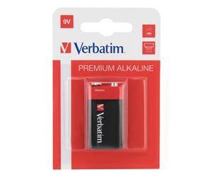 Verbatim Batterie alcaline da 9 V NEW