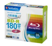 Verbatim BD-R 25GB 1-6x bianco stampabile singolo strato, varie dimensioni...