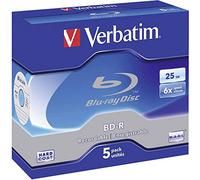 Verbatim Bd-R 43715/5 25Gb Blu-Ray Registrabile (Bd-R) - Confezione da 5