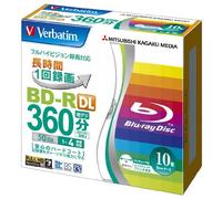 Verbatim Bd-R DL 4x 50GB blu ray 10pack Rimpacchettato Giappone Ufficiale Import