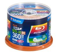 Verbatim BD-R DL 50GB Blu-ray Discs 50 Pack 1-6X ad alta velocità per...