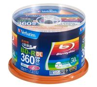 Verbatim BD-R DL 50GB Blu-ray Discs 50 Pack 1-6X ad alta velocità per registr...