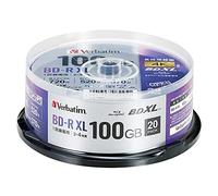 Verbatim Blu-ray BD-R XL 100GB 20 dischi bianco stampabile 4x velocità VBR520...