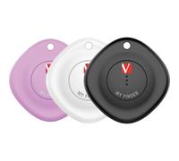 Verbatim My Finder - Set di 3 tracker Bluetooth per zaino, valigia, portafoglio, chiavi, ecc. Compatibile con Apple "Dove si trova? » con batteria sostituibile