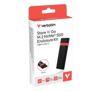 Verbatim Store 'n' Go M.2 NVMe USB 3.2 Gen 2 SSD Enclosure Kit