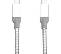 Verbatim Cavo con Funzione di sincronizzazione e Ricarica in Acciaio Inossidabile da USB-C a USB-C USB 3.1 Gen 2 30 cm