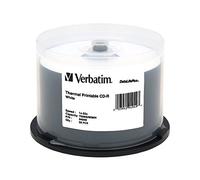 Verbatim CD-R 80MIN 700MB 52X DataLifePlus White Thermal Printable 50pk Spindle