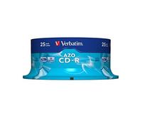 Verbatim CD-R 80MIN Datalife - Confezione da 25
