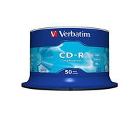 Verbatim CD-R 80MIN Datalife - Confezione da 50