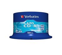 Verbatim CD-R AZO Crystal 50 Pack Spindle 80min 700MB - confezione da 50