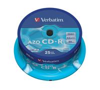 Verbatim 25 CD-R AZO Crystal 700MB 52x campana Spindle - 43352