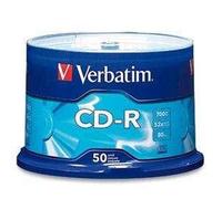 Verbatim - Scatola 50 CD-R DataLife Plus Extra Protection - 1x-52x - serigrafato - 43351 - 700MB Quantita min. 1