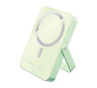 Verbatim Charge 'n' Go MagSafe Power Bank 10.000 mAh verde 15 W magnetico - PD 22 W ricarica rapida display LED & supporto pieghevole per iPhone 16/15/14/13/12 Pro/Pro Max - con cavo USB-C