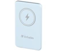 Verbatim Charge 'n' Go Polimeri di litio (LiPo) 5000 mAh Carica wireless Blu