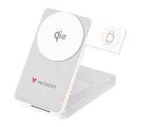 Batteria Esterna Verbatim 10000mAh PD 3.0 Ricarica Wireless 30W Bianco