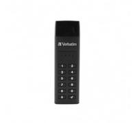 VERBATIM Chiavetta USB Keypad Secure I USB tipo-C I 64GB I Memoria USB con codice di protezione e crittografia I Prolunga USB-C inclusa I USB tipo C per Laptop Notebook ecc. I Nera