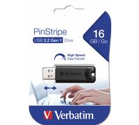 Verbatim PinStripe USB 3.0 Pendrive da 16Gb - 49316