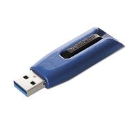 VERBATIM Chiavetta USB Store 'n' Go V3 MAX I USB-3.2 Gen 1 I 32GB I Memoria USB con meccanismo a scorrimento I Interfaccia SuperSpeed I Memoria esterna per Laptop Notebook ecc. I Blu/nera