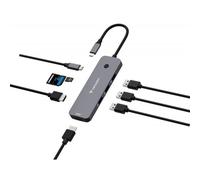 Verbatim CMH-08 USB tipo-C 5000 Mbit/s Argento