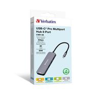 Verbatim - CMH-08 USB tipo-C 5000 Mbit /s Argento