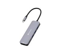 Verbatim CMH-08 USB tipo-C 5000 Mbit/s Argento