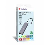 Verbatim CMH-13 USB tipo-C 10000 Mbit/s Argento