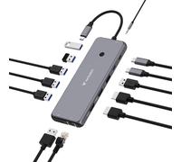 Verbatim CMH-13 USB tipo-C 10000 Mbit/s Argento