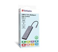 Verbatim - CMH-13 USB tipo-C 10000 Mbit /s Argento