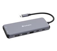 Verbatim CMH-14 USB tipo-C 5000 Mbit/s Argento