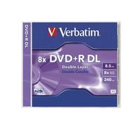 Verbatim Datalifeplus Azo Dvd R compatibile più grande a doppio strato con custo