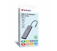 Verbatim CMH-13 USB tipo-C 10000 Mbit/s Argento