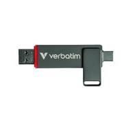 Verbatim Dual QuickStick unità flash USB 256 GB USB Type-A / USB Type-C 3.2 Gen 1 (3.1 Gen 1) Grigio