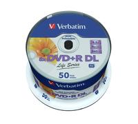 Verbatim DVD double layer DVD+R DL 8.5 GB/ 240 min. 8x, fully printable wh (DVD)