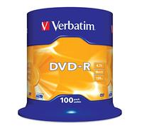 Verbatim DVD-R Matt Silver 4,7 GB 100 pz