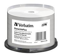 Verbatim Dvd-R 16 x Wide Printable Waterproof No ID Brand