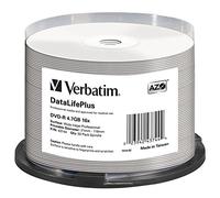 VERBATIM 43744 - DVD-R 4,7 GB, stampabile, mandrino da 50 pz