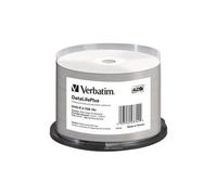 VERBATIM 43744 - DVD-R 4,7 GB, stampabile, mandrino da 50 pz