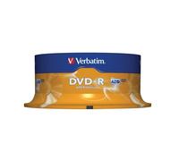 Verbatim 25 DVD-R AZO Matt Silver 4,7GB 16X cake box - 43522