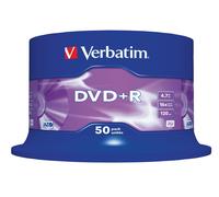 Verbatim DVD+R 16x Speed, confezione da 50