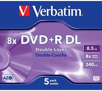 Verbatim Dvd+r 8.5GB - Confezione da 5