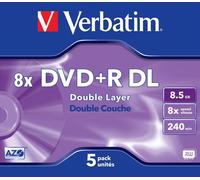 Verbatim Dvd+r 8.5GB - Confezione da 5