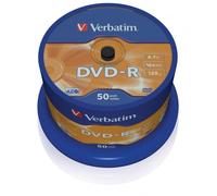 VERBATIM DVD-R AZO 4.7GB 16X MATT SILVER SURFACE PACK DA 50