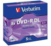 VERBATIM DVD+R DL 8,5 GB 8X PK5