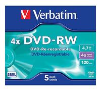 Verbatim DVD-RW 4.7GB - Confezione da 1