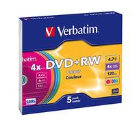 Verbatim Dvd+rw 4.7GB - Confezione da 5