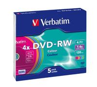 Verbatim DVD-RW 4.7GB - Confezione da 5