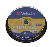 Verbatim DVD+RW Matt Silver 47 GB 10 pz