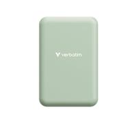 Verbatim Essential Power Bank magn.wirel. 20000mAh grün 32224 Caricabatteria