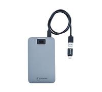 Verbatim 53652 disco rigido esterno 1 TB 5400 Giri/min 2.5" USB tipo-C 3.2 Gen 1 (3.1 Gen 1) Grigio