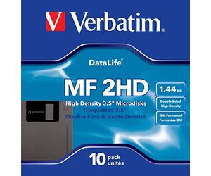 VERBATIM Floppy disk 1,44MB confezione da 10